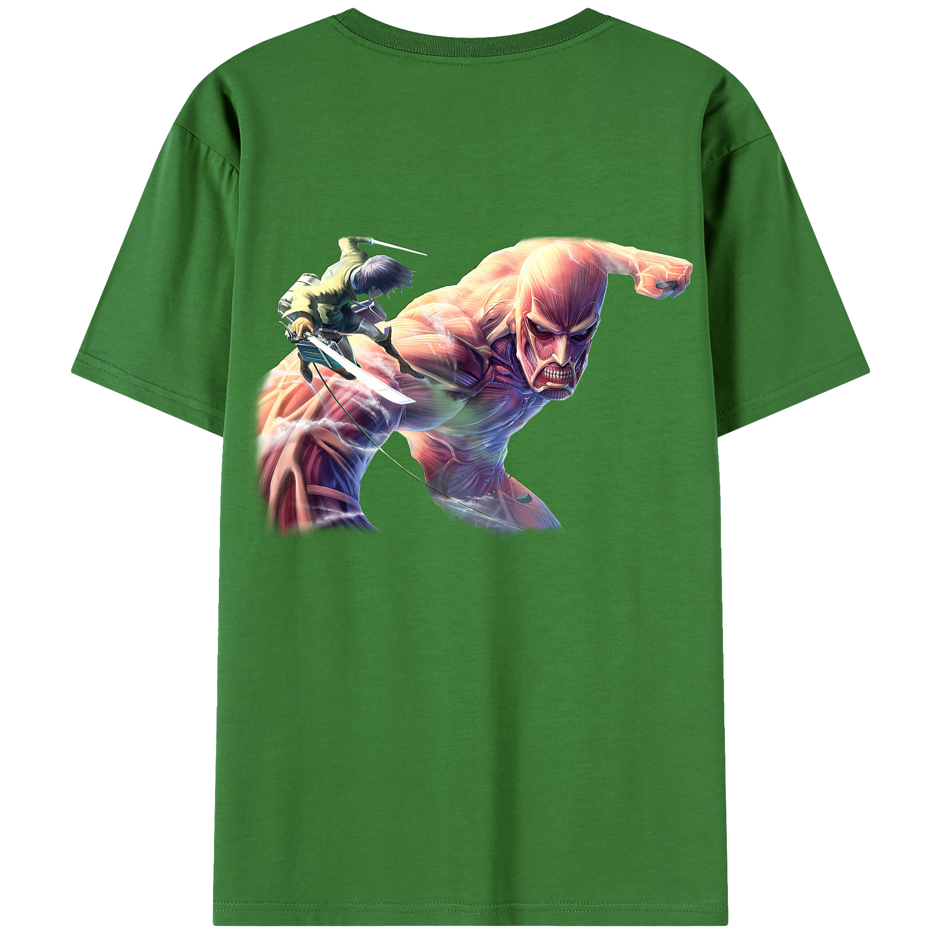 （画像用） 進撃の巨人 Attack on Titan レディース半袖Tシャツ(バックプリント)